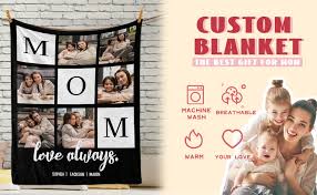 To My Mom — Personalized Photo Memory Blanket (Mother’s Day Gift)